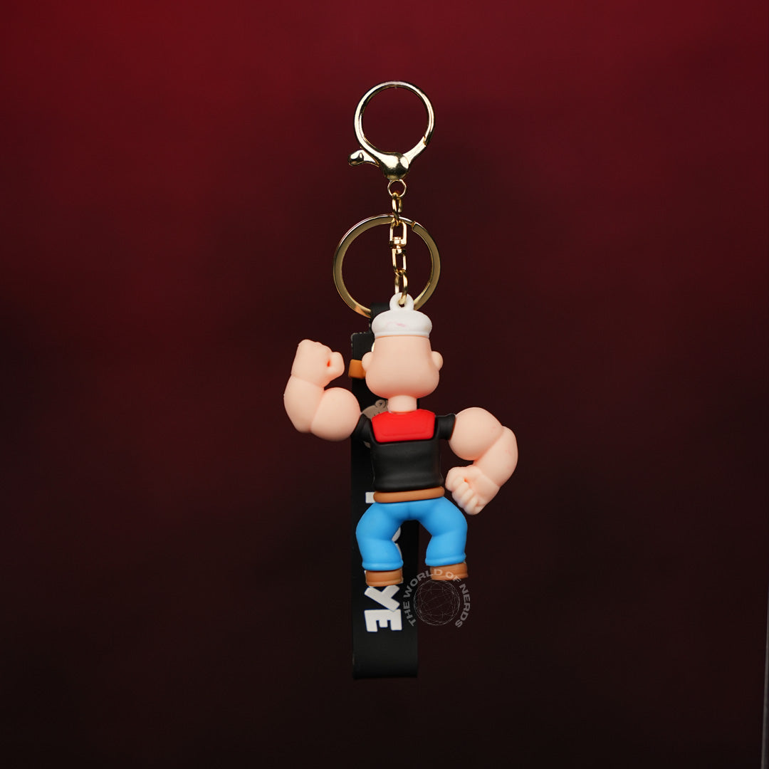 Popeye Cartoon Keychain