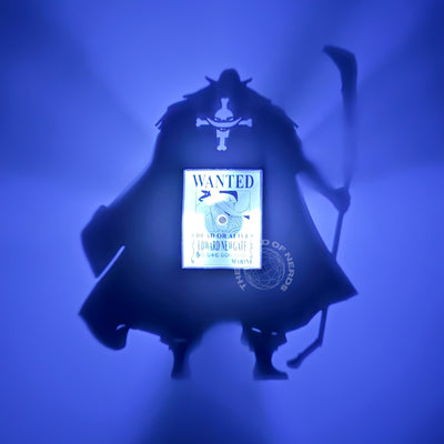Edward Newgate Whitebeard Wanted Shadow Light Box – One Piece LED Wall Decor