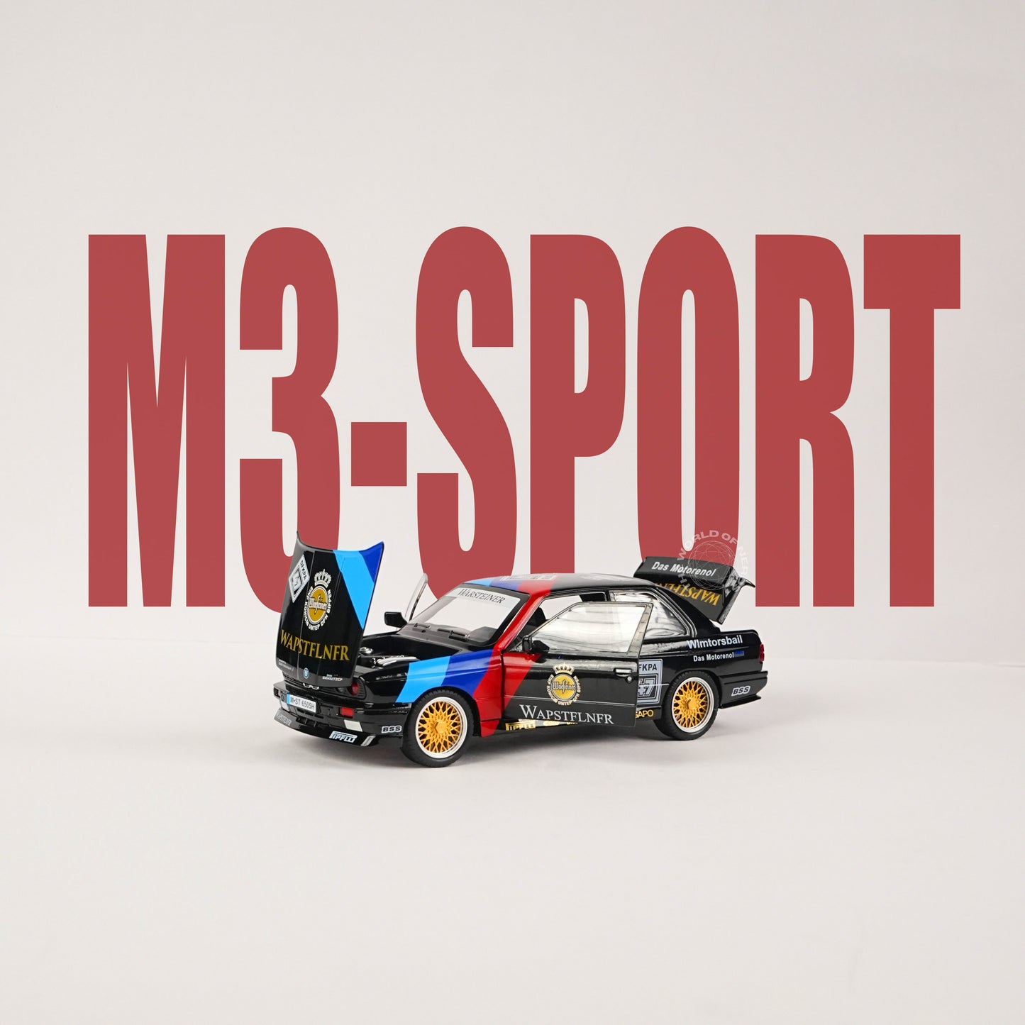 BMW E30 M3 DTM Die-Cast Model with Race Livery