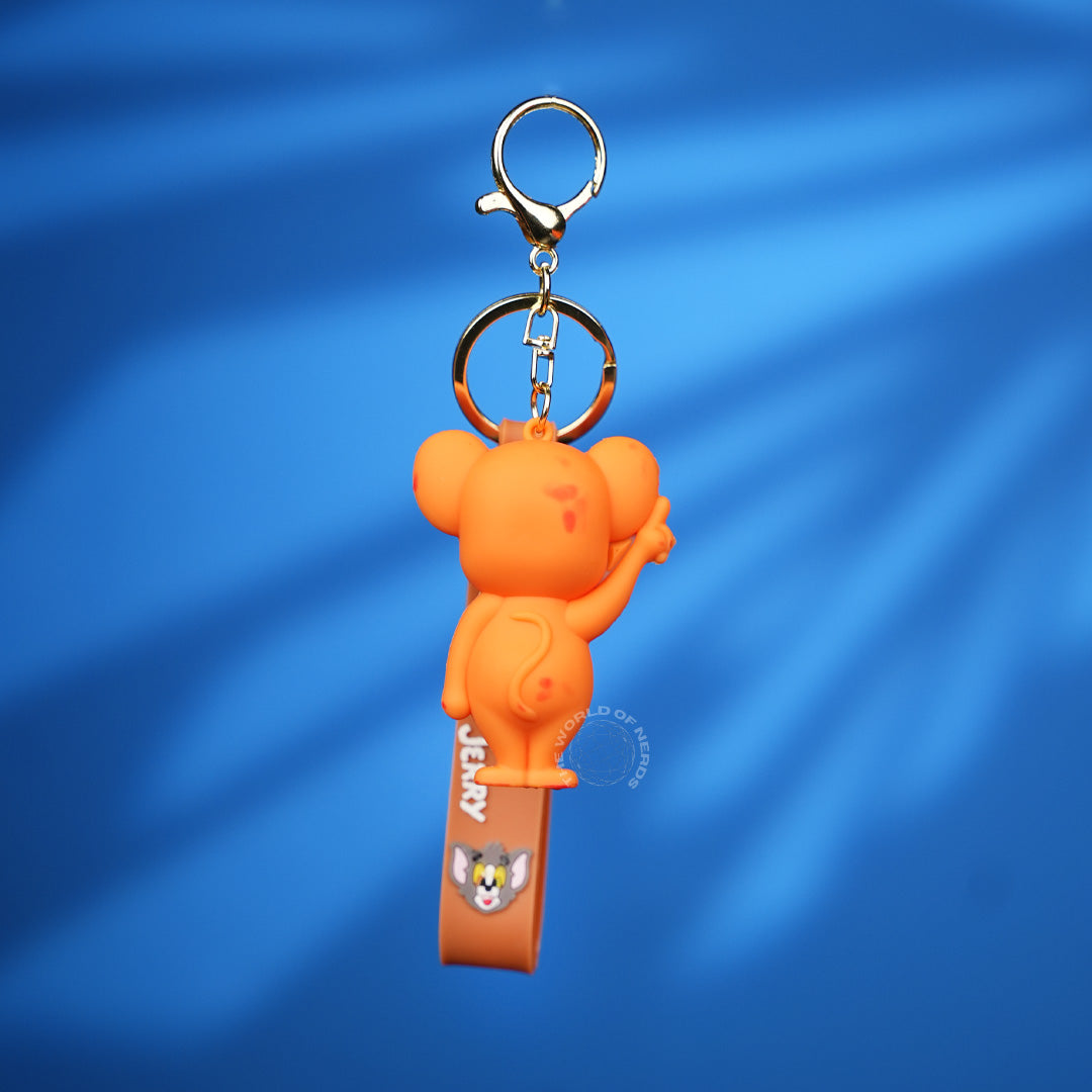 Jerry Cartoon Strap Keychain
