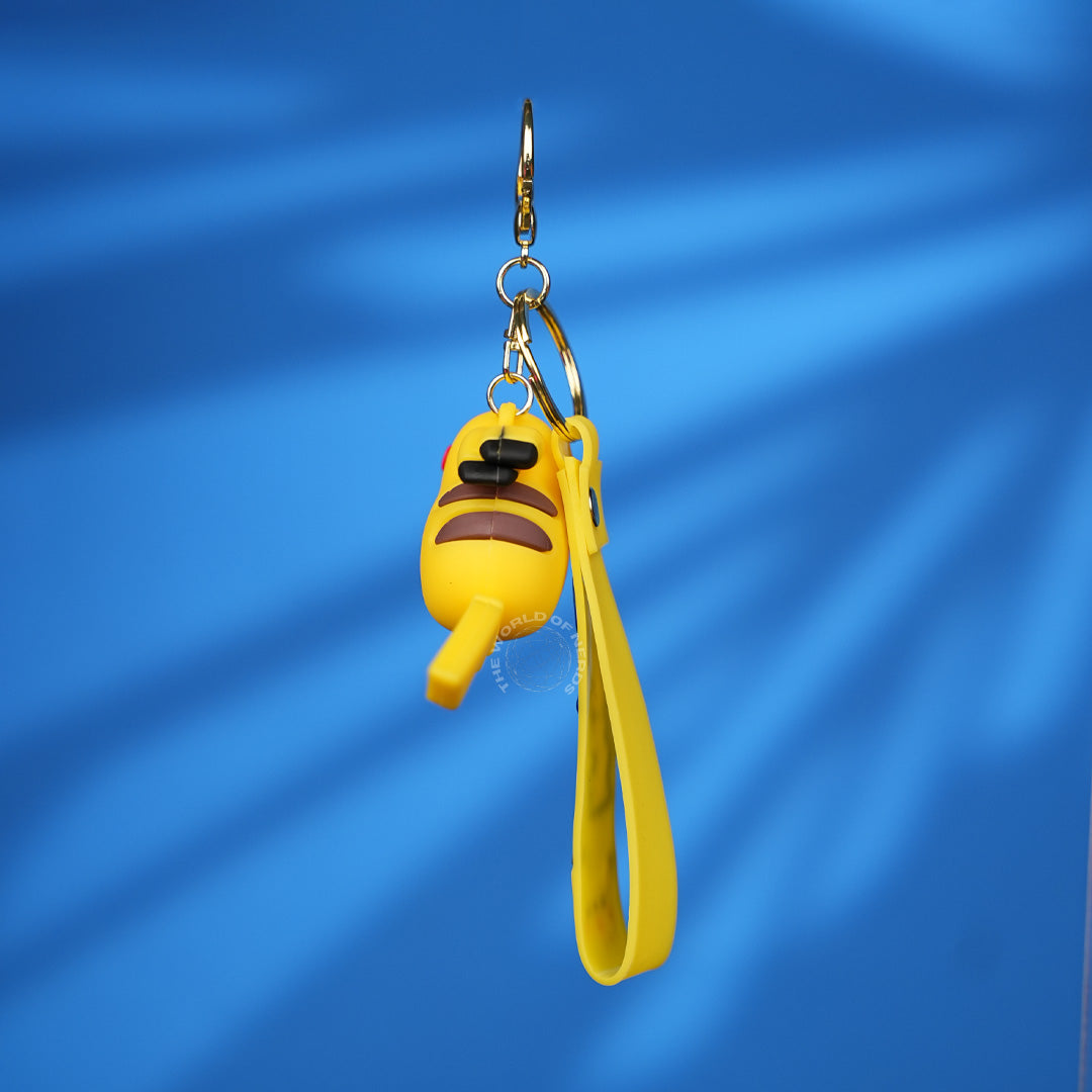 Pikachu Sleeping Pose Pokémon Strap Keychain