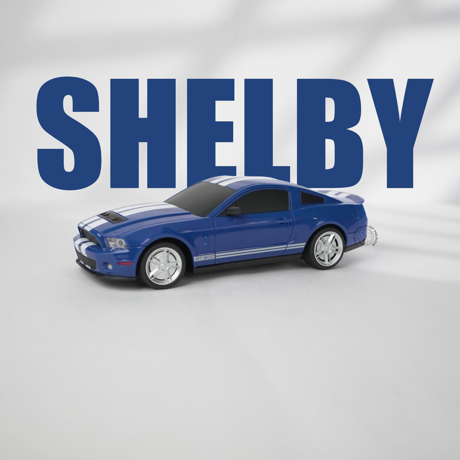 FORD Mustang SHELBY GT500-1:24-BLUE-R/C LICENSED - The World Of Nerds