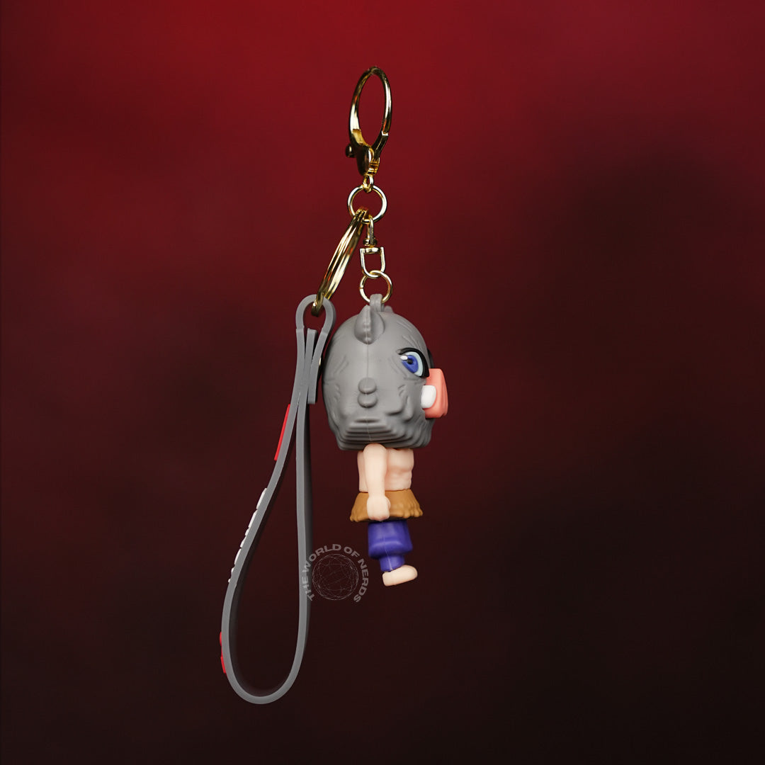 Inosuke Hashibira Boar Mask Anime Keychain