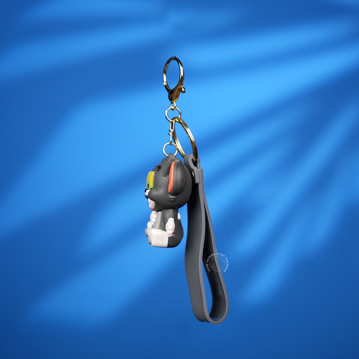 Tom & Jerry Sitting Cartoon Strap Keychain
