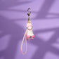 Pink Unicorn Cute Strap Keychain