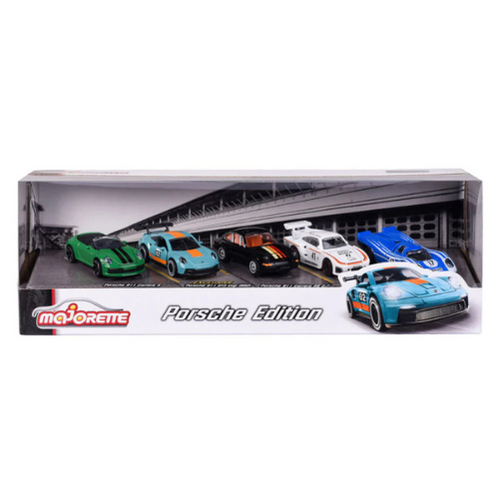 MAJORETTE PORSCHE EDITION 5 PCS GIFTPACK