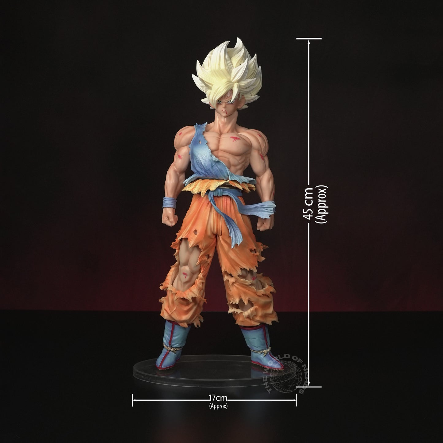 Goku Super Saiyan Action Figure with Dual Head 45cm – Dragon Ball Z Premium Anime Collectible - The World Of Nerds