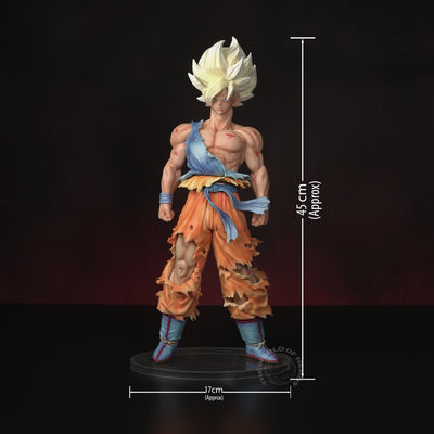 Goku Super Saiyan Action Figure with Dual Head 45cm – Dragon Ball Z Premium Anime Collectible - 2