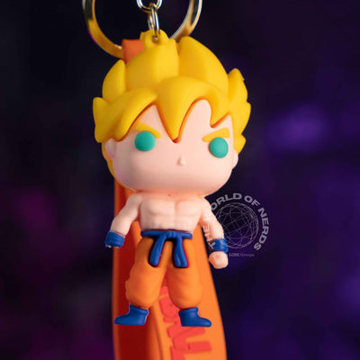 Dragon Ball Z Keychain - Super Saiyan Goku Collector's Accessory - 2