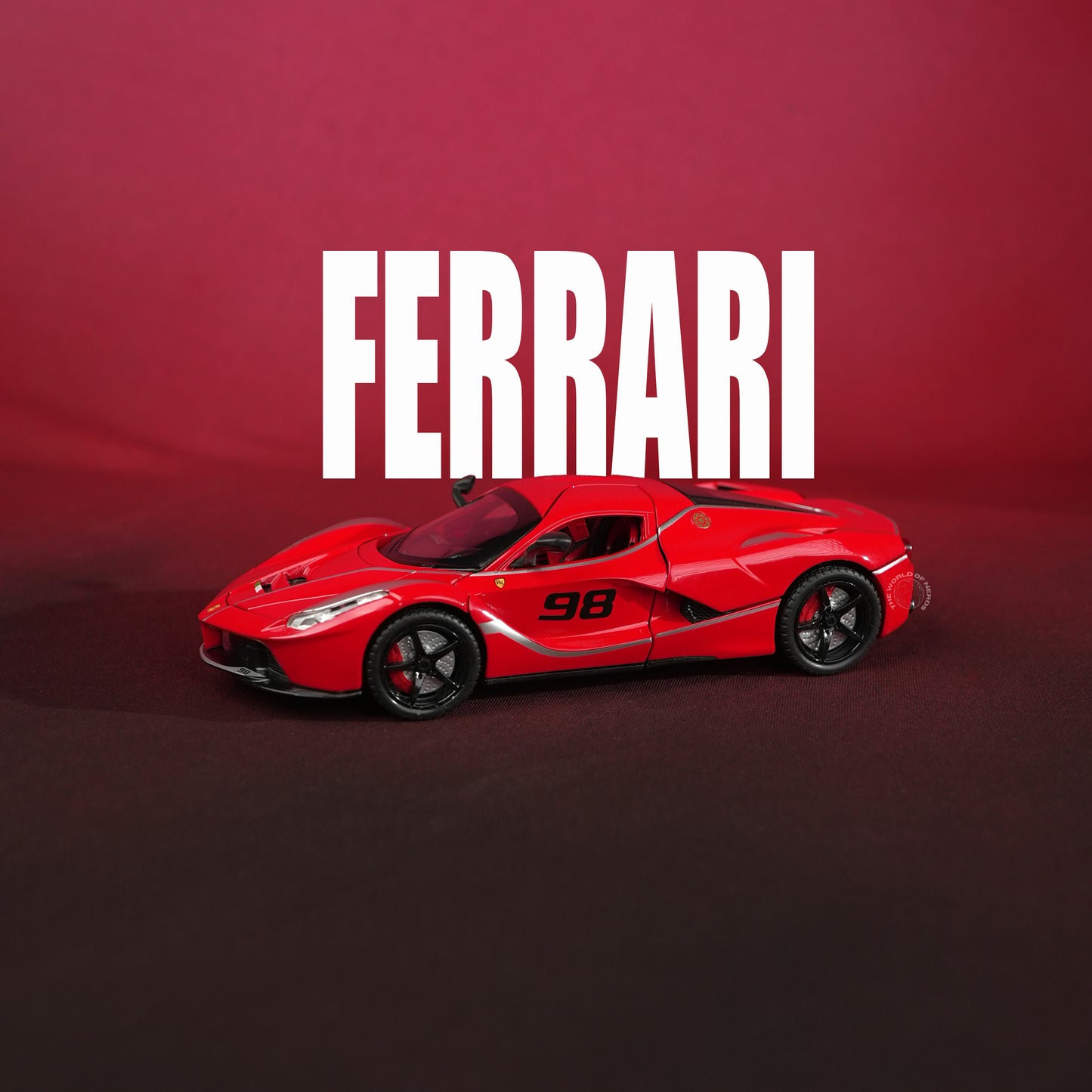 Ferrari FXX-K Diecast Model Car – 1:22 Scale (Red)