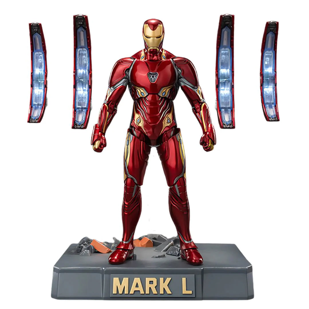Iron Man Mark L Figure – ZD Toys Premium Nano-Tech Edition with Weapon Set - The World Of Nerds