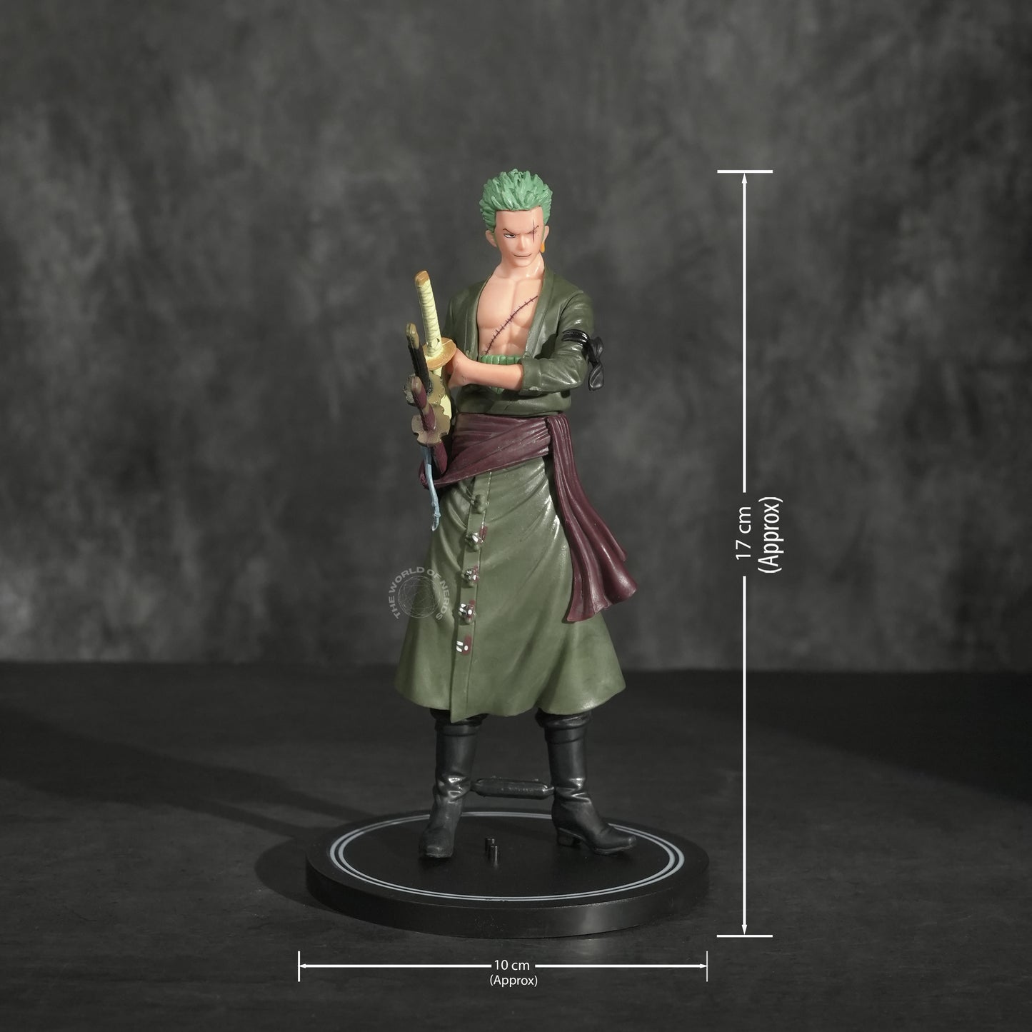 RORONOA ZORO – Premium Anime Action Figure 17cm | One Piece Collectible - The World Of Nerds