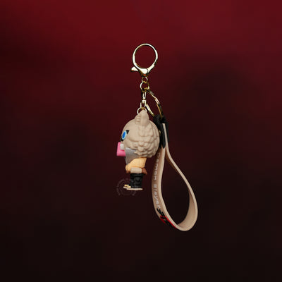 Inosuke Hashibira Crossed Swords Chibi Keychain - 2