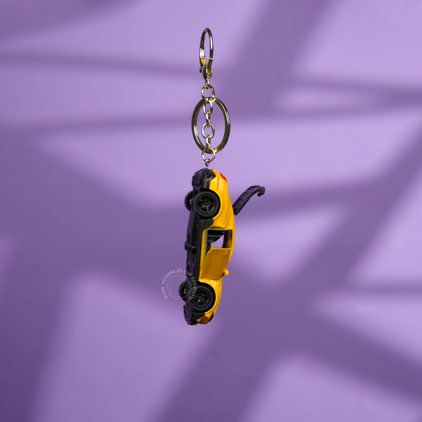 Yellow Chorley Car Keychain