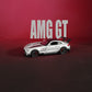Mercedes-AMG GT R Grey Model Car - 1:22 Scale Diecast