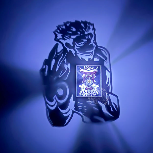 Ryomen Sukuna Shadow Light Box – Jujutsu Kaisen Anime LED Wall Decor