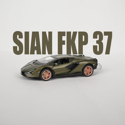 Lamborghini Huracán STO Green Model Car - 1:32 Scale Diecast - 2