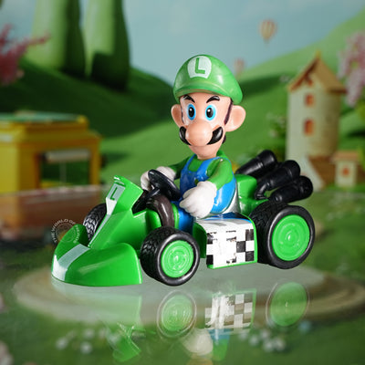 Luigi Mario Kart Racer Collectible Figurin