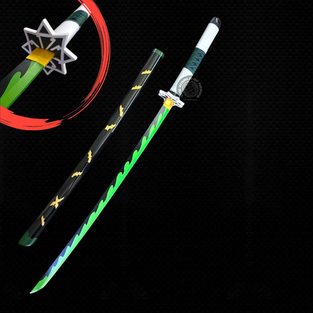 SANEMI SHINAZUGAWA-NICHIRIN WOODEN KATANA - The World Of Nerds