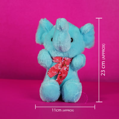 ELEPHANT SOFT TOYS - SKY BLUE - 2