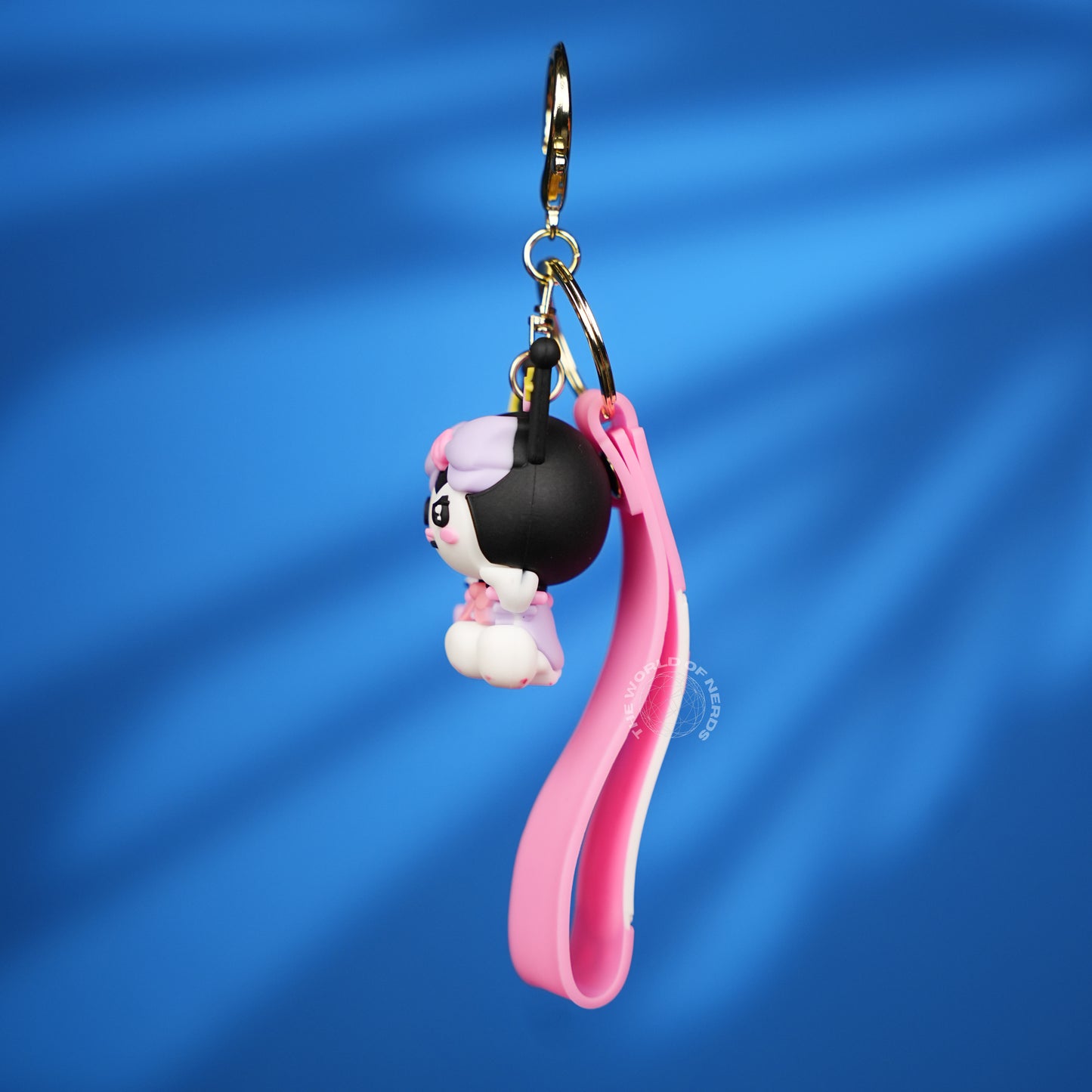Kuromi Princess Cartoon Strap Keychain