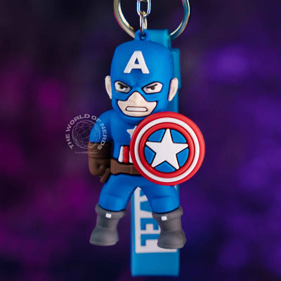Captain America Keychain - Show Your Marvel Pride with This Iconic Accessory - 2