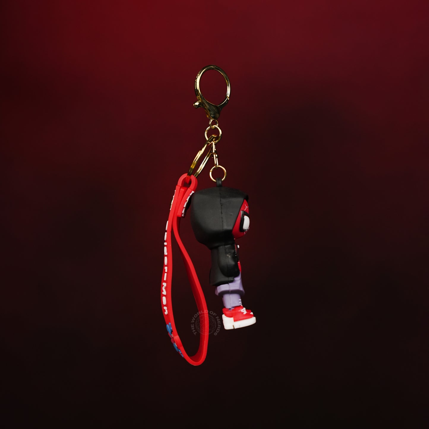 Spider-Man Black Hoodie Street Style Keychain