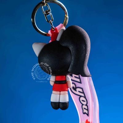 Blossom Powerpuff Girls Keychain - Cute and Stylish Accessory - 2