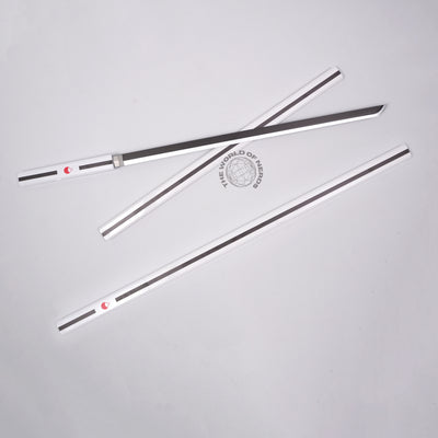 Sasuke’s Kusanagi White Wooden Katana - 2