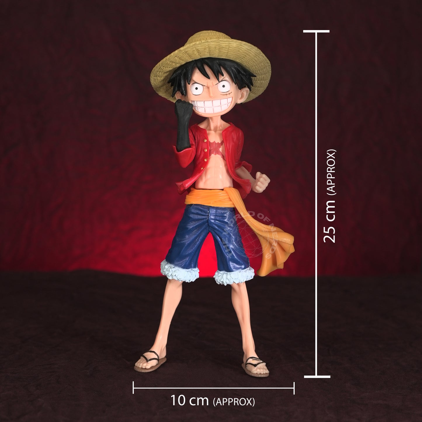 Monkey D. Luffy Action Figure 25cm – One Piece Anime Collectible Statue - The World Of Nerds