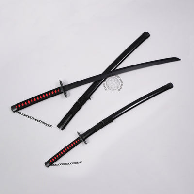 Ichigo Kurosaki Wooden Katana Square Handle – Bleach Anime Sword - 2