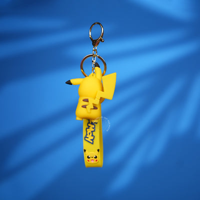 Pikachu Pokémon Cartoon Strap Keychain - 2