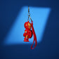 Iron Man Chibi 3D Rubber Keychain with “Hero” Strap - The World Of Nerds