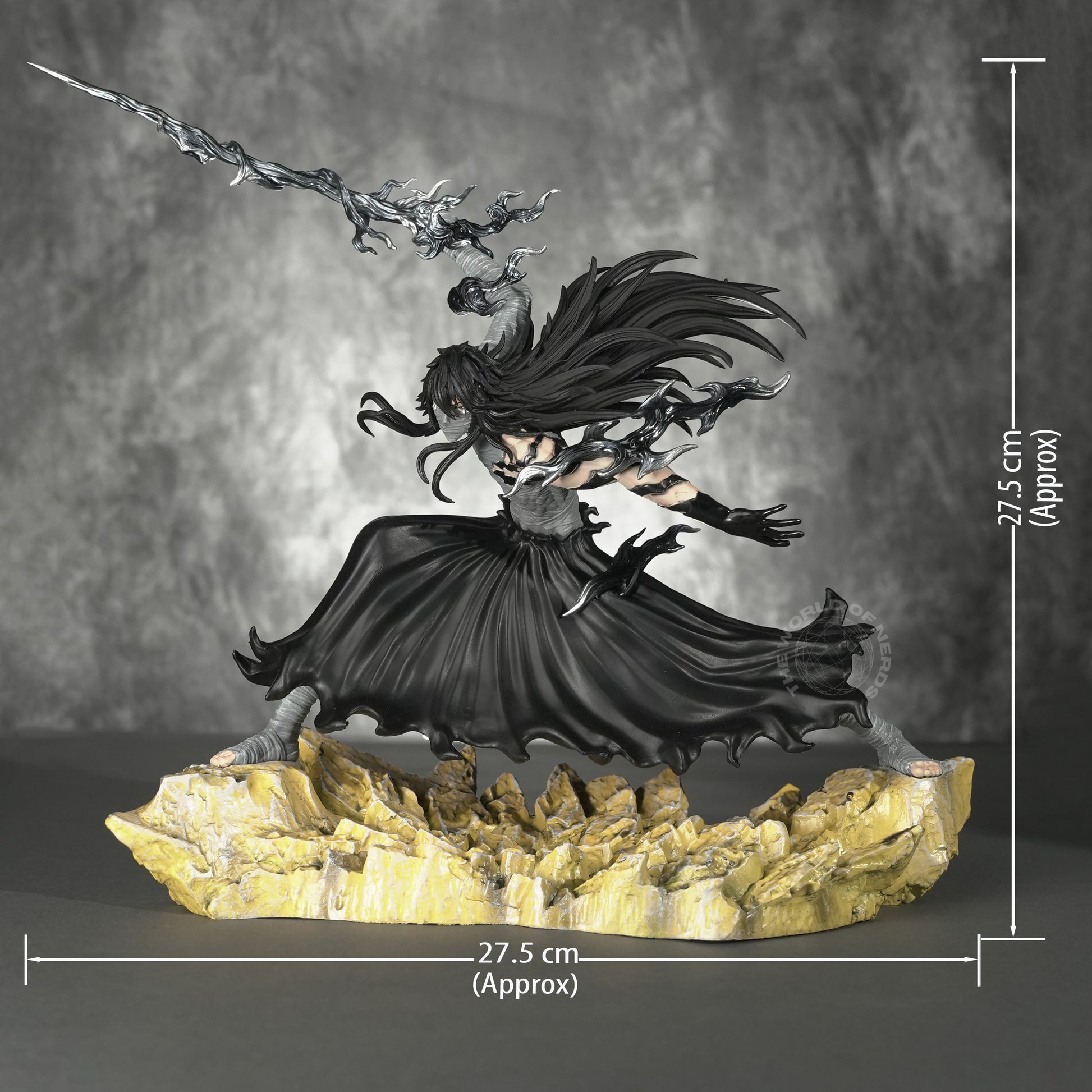 Ichigo Kurosaki Bankai Action Figure Black Version with Base 27.5cm – Bleach Premium Anime Collectible - The World Of Nerds