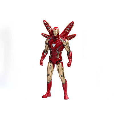 ZD Toys Iron Man Action Figure – 4 Inch | Premium Marvel Collectible | Red & Gold Armor Figurine - 2