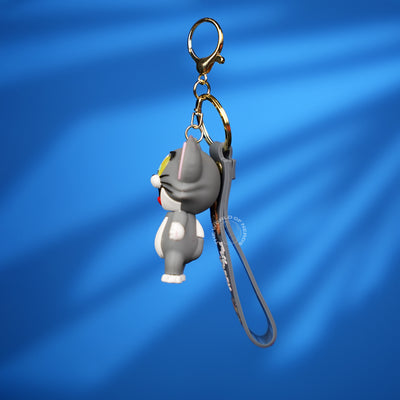 Tom Angry Cartoon Strap Keychain - 2