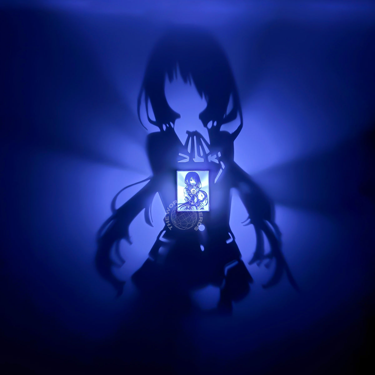 Kurumi Tokisaki Shadow Light Box – Date A Live Anime LED Wall Decor