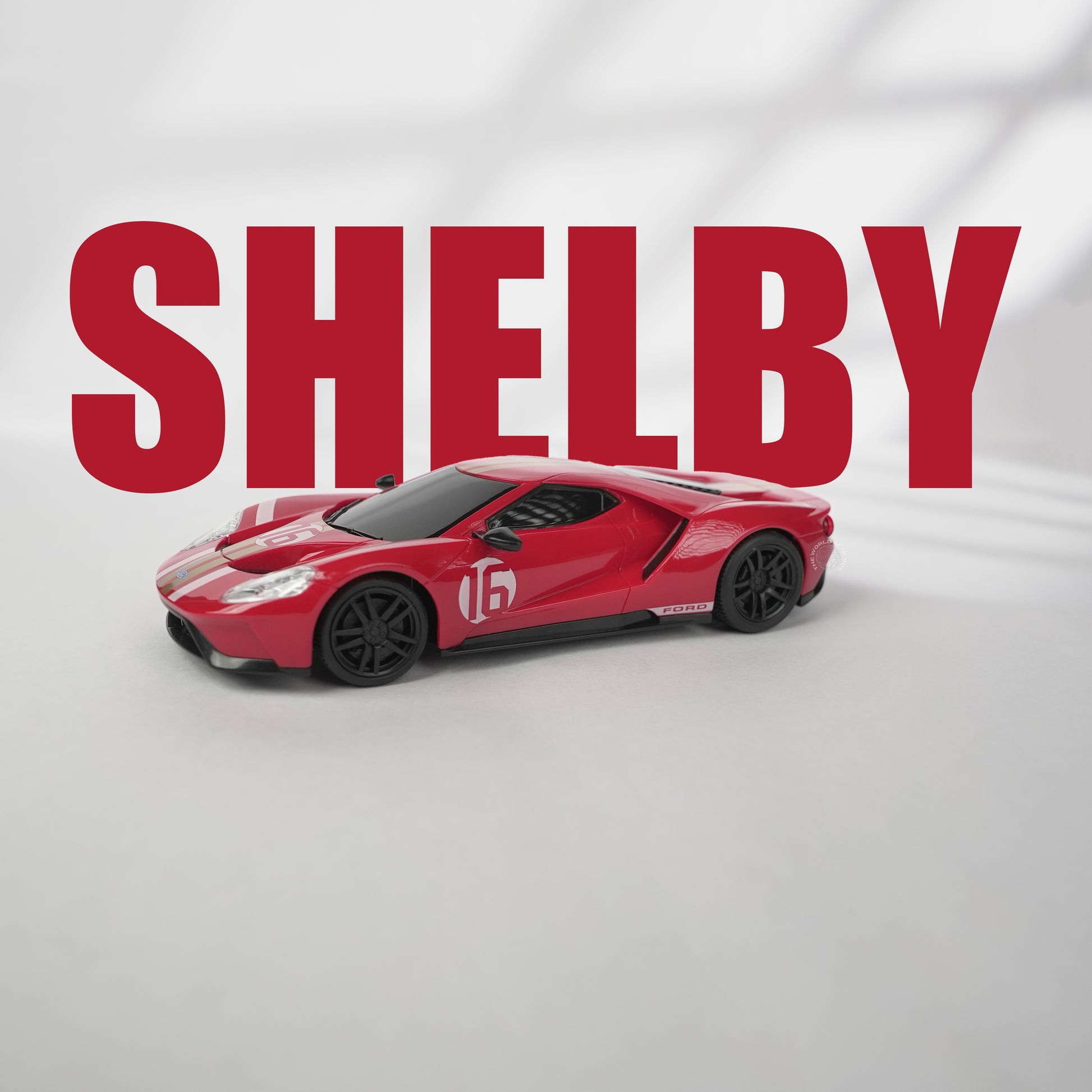FORD SHELBY GT500 HERITAGE -1:24-RED--R/C LICENSED - The World Of Nerds