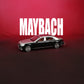 Mercedes-Benz Maybach S-Class Black & Silver Model Car - 1:24 Scale Diecast