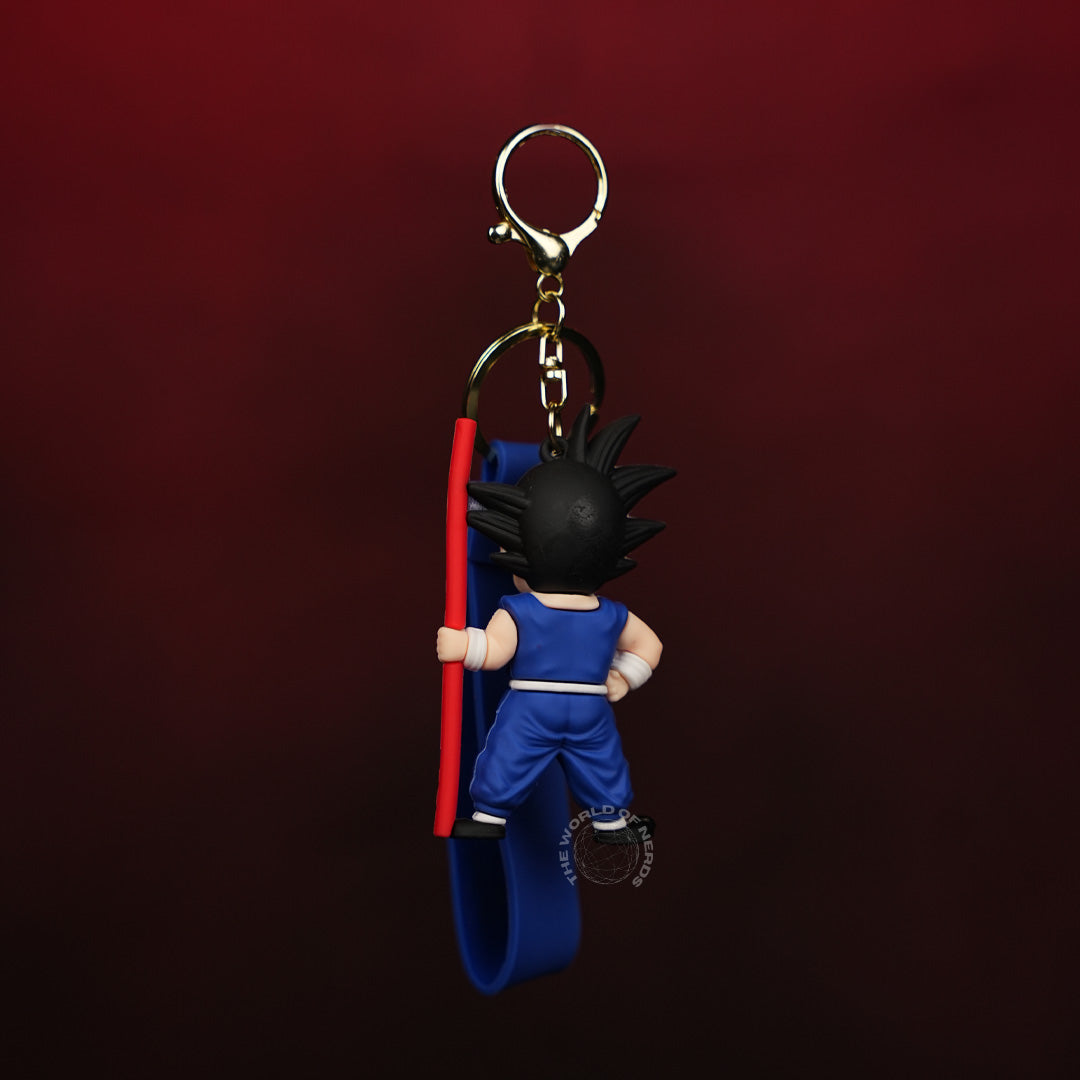 Goku Power Staff  Blue Outfit Keychain