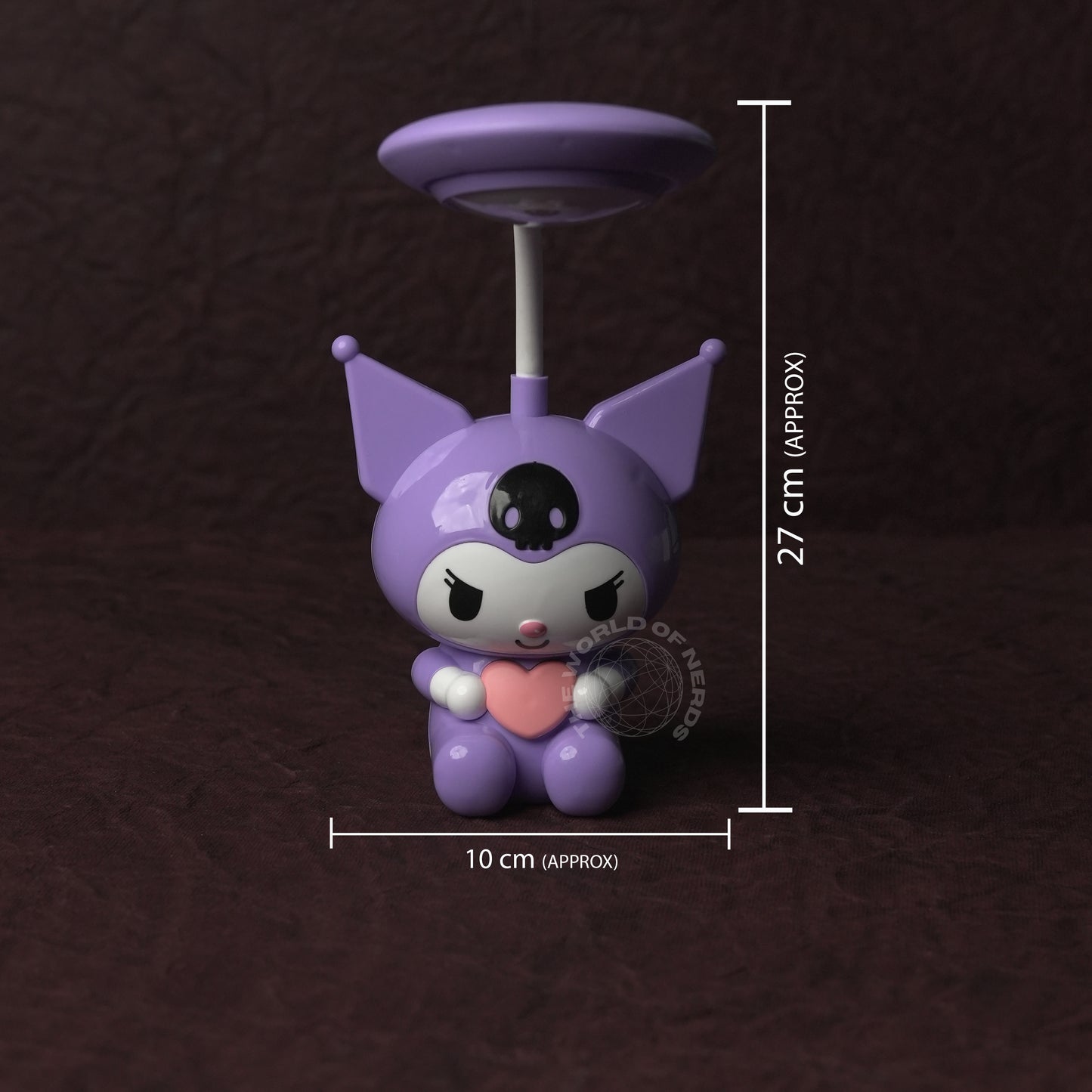 Kuromi Violet LED Table Lamp Cute Anime Decorative Light - The World Of Nerds