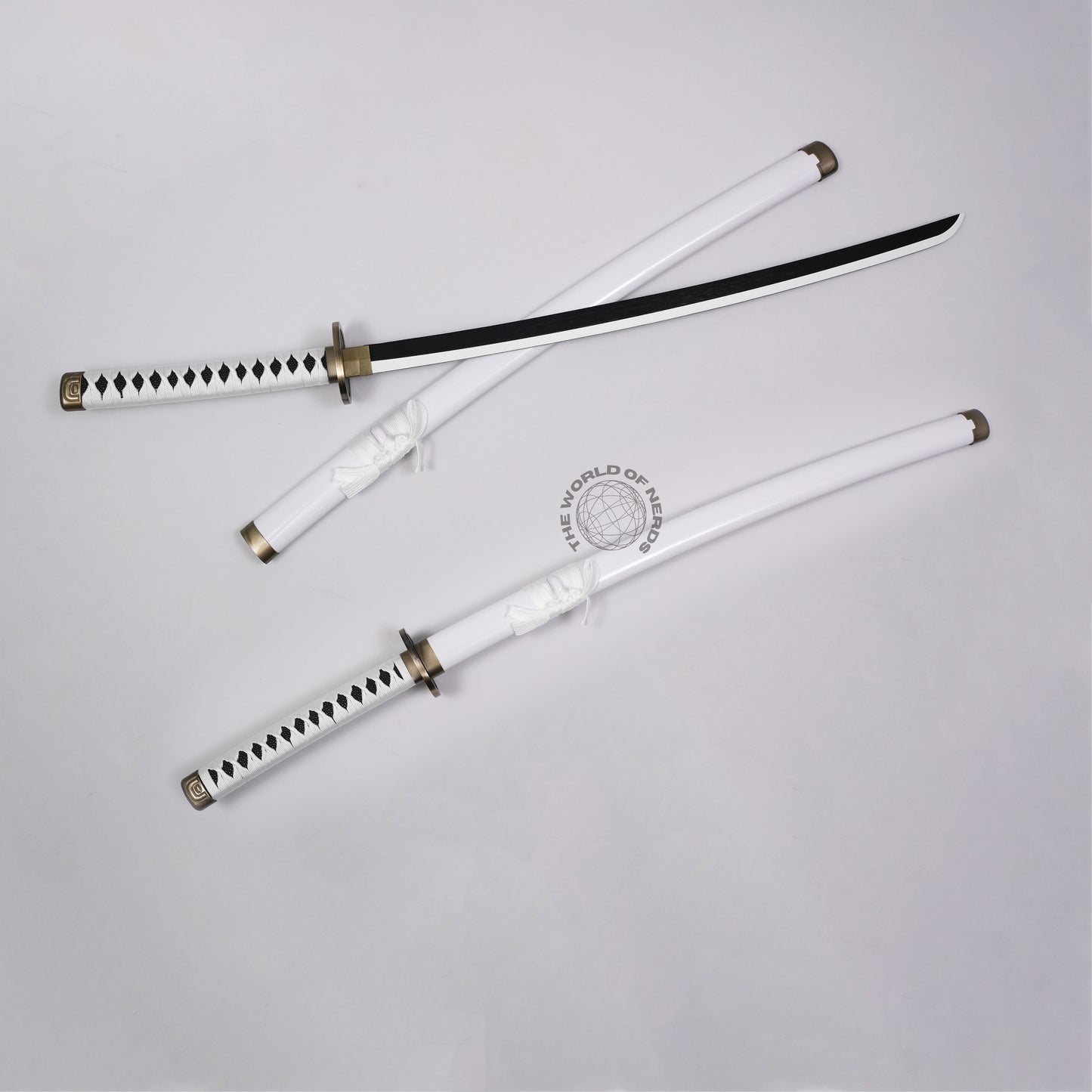 Zoro White Wado Ichimonji Wooden Katana – One Piece Anime Sword