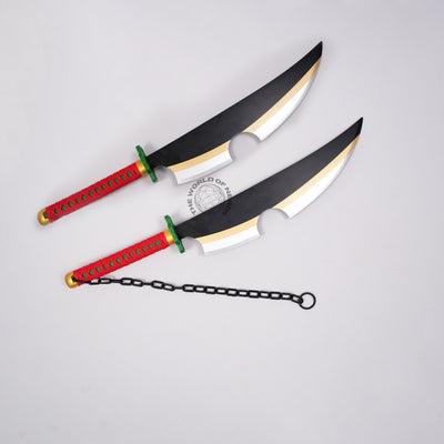 Tengen Uzui Nichirin Wooden Katana – Demon Slayer Anime Sword - 2