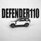 Land Rover Defender 110 White Model Car - 1:32 Scale Diecast