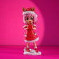 Festive Holiday Collectible – Pink-Haired Anime Figurine