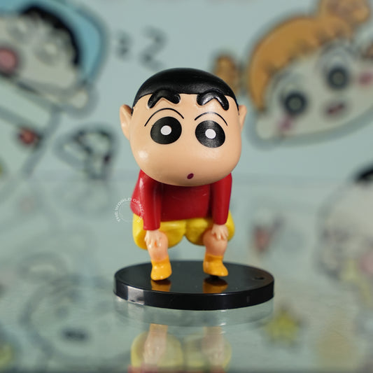 Squatting Shinchan Figurine
