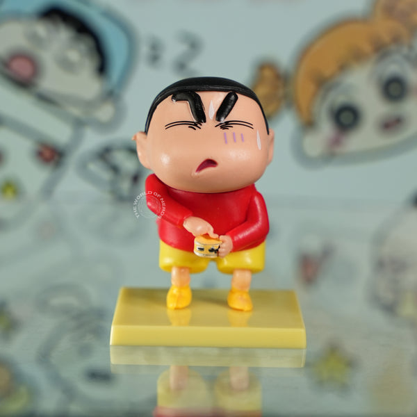 Shinchan Nervous Face Mini Figure