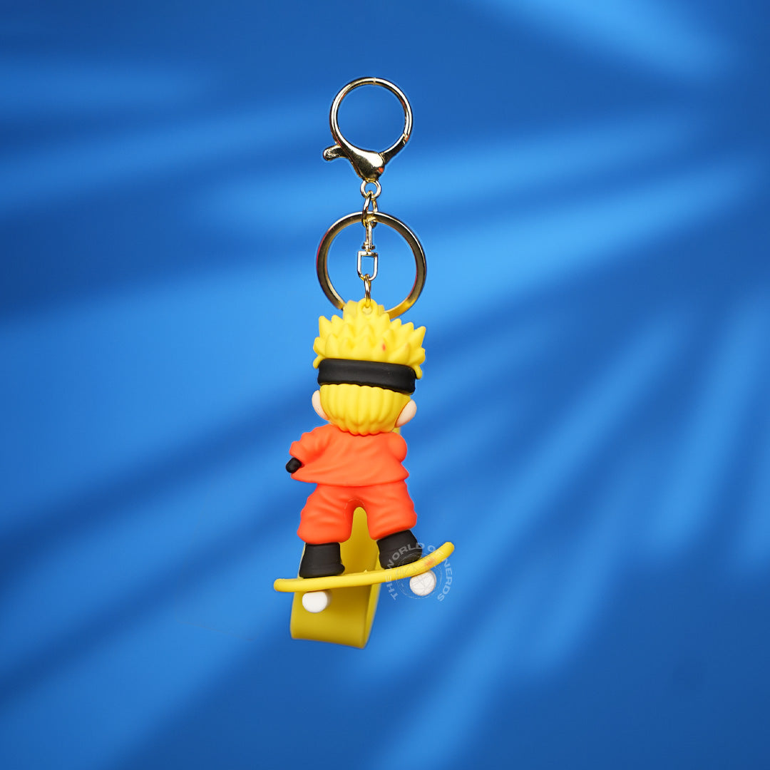 Naruto Uzumaki Skateboard Keychain