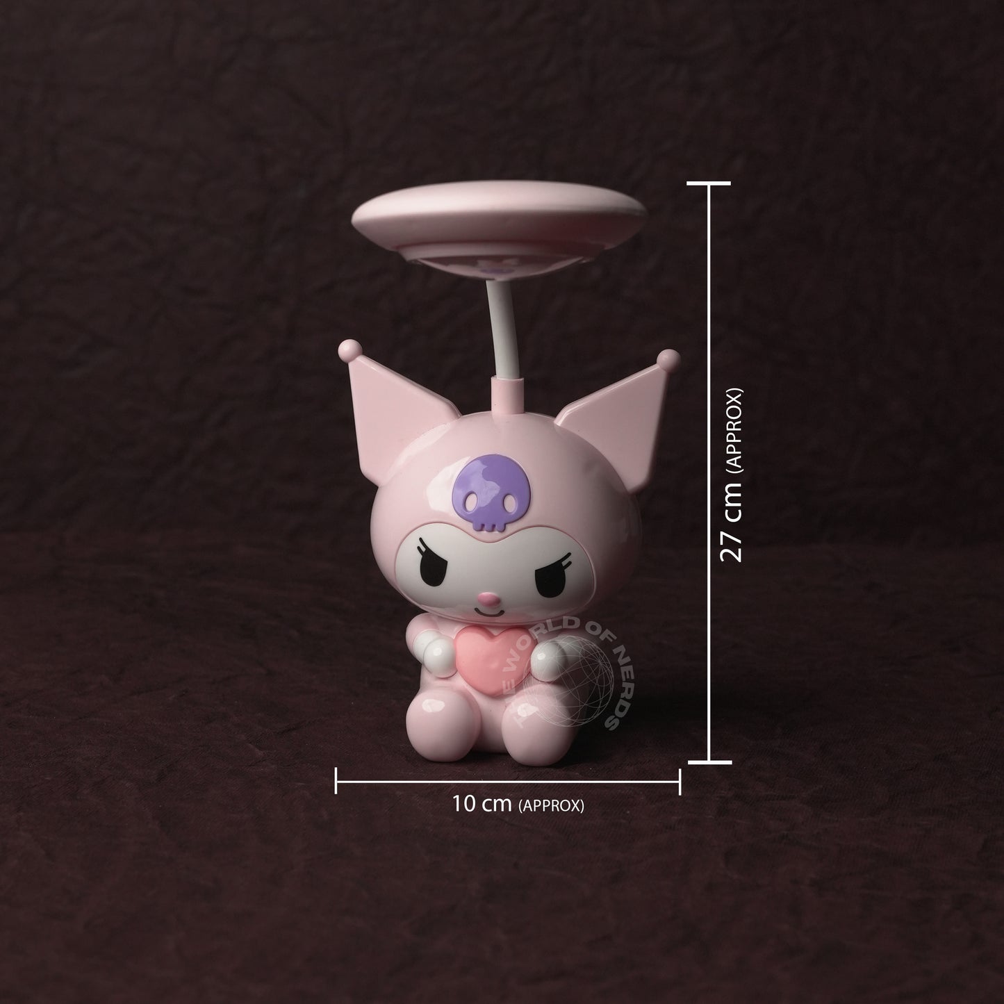 Kuromi Pink LED Table Lamp Cute Anime Decorative Light - The World Of Nerds