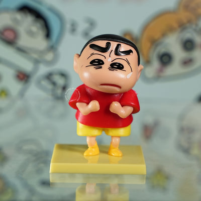 Nervous Shinchan Mini Statue